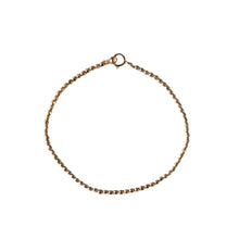 Charger l&#39;image dans la galerie, Bracelet simple perle facette, gold-filled
