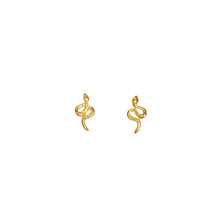 Charger l&#39;image dans la galerie, Boucle d&#39;oreilles, oreilles percées, serpent PM, argent 925
